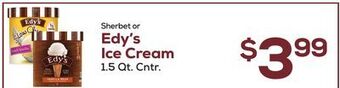DeCicco & Sons Edy's ice cream offer