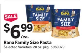Stop&Shop Rana family size pasta offer