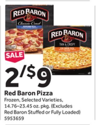 Stop&Shop Red baron pizza offer