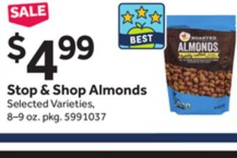 Stop&Shop Stop & shop almonds offer