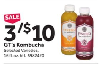 Stop&Shop Gt's kombucha offer