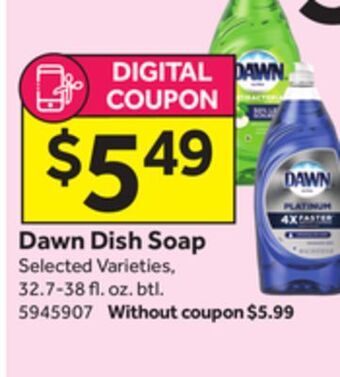 Stop&Shop Dawn dish soap offer