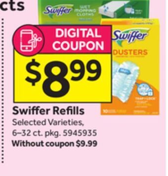 Stop&Shop Swiffer refills offer