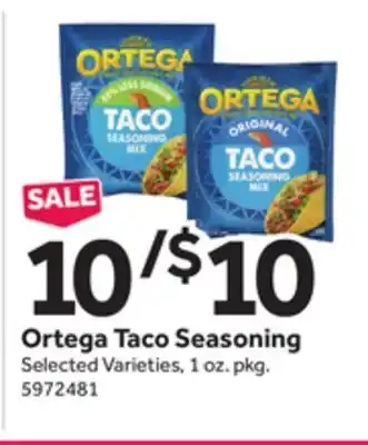 Stop&Shop Ortega taco seasoning offer