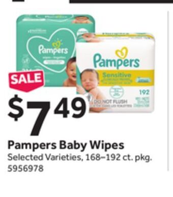 Stop&Shop Pampers baby wipes offer