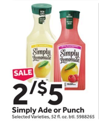 Stop&Shop Simply ade or punch offer