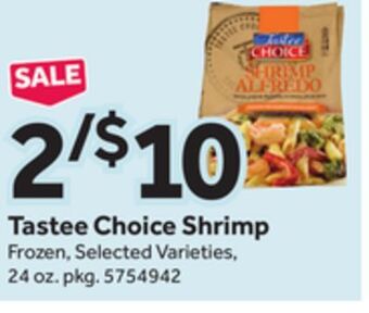 Stop&Shop Tastee choice shrimp offer