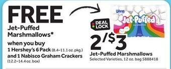 Stop&Shop Jet-puffed marshmallows offer
