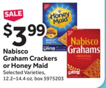 Stop&Shop Nabisco graham crackers or honey maid offer
