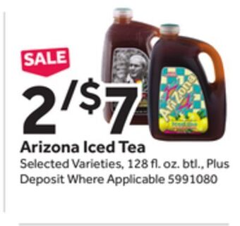 Stop&Shop Arizona iced tea offer