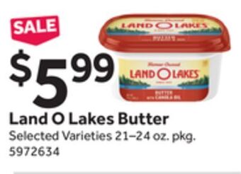 Stop&Shop Land o lakes butter offer