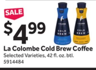 Stop&Shop La colombe cold brew coffee offer