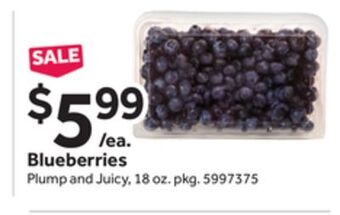Stop&Shop Blueberries offer