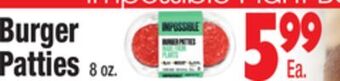 King Kullen Impossible burger patties offer