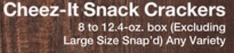 The Fresh Grocer Snack crackers offer