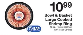 The Fresh Grocer Large cooked shrimp ring offer