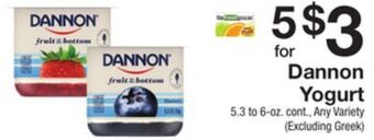 The Fresh Grocer Yogurt offer