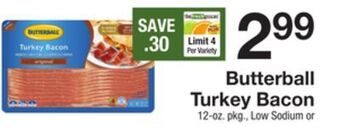 The Fresh Grocer Turkey bacon offer