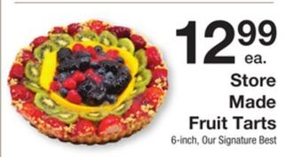The Fresh Grocer Store made fruit tarts offer