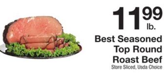 The Fresh Grocer Best seasoned top round roast beef offer