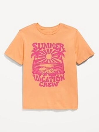 Old Navy Matching gender-neutral graphic t-shirt for kids offer