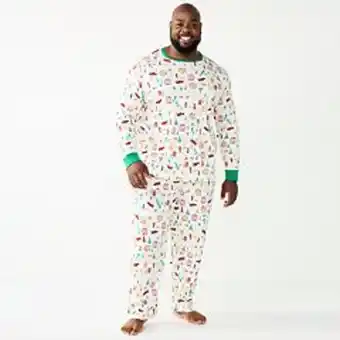 Kohl's Big & tall lc lauren conrad jammies for your families® holiday village pajama set offer