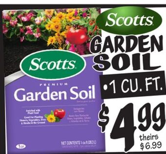 Ollie's Scotts garden soil offer