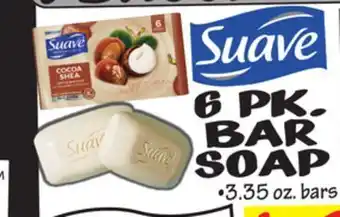 Ollie's Suave 6 pk- bar soap offer