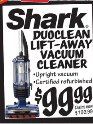 Ollie's Shark duoclean lift-away vacuum cleaner offer