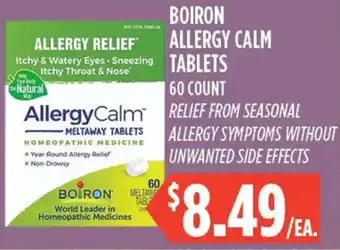 Boiron Allergy Calm Tablets 60 Count