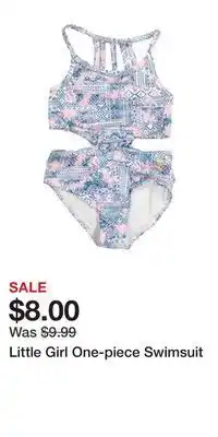 TJ Maxx Little girl one-piece swimsuit offer