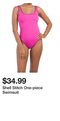 TJ Maxx Shell stitch one-piece swimsuit offer