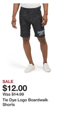 TJ Maxx Tie dye logo boardwalk shorts offer
