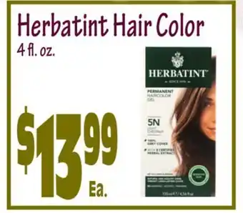 Wild By Nature Herbatint hair color offer