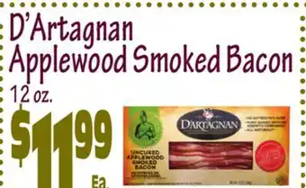 Wild By Nature D'artagnan applewood smoked bacon offer