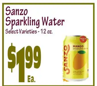 Wild By Nature Sanzo sparkling water offer