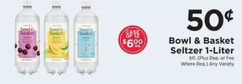 ShopRite Seltzer 1-liter offer