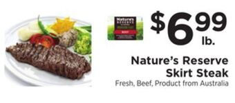 ShopRite Skirt steak offer