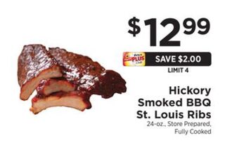 ShopRite Smoked bbq st. louis ribs offer