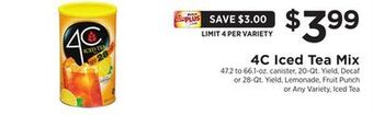 ShopRite Iced tea mix offer