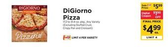 ShopRite Pizza offer