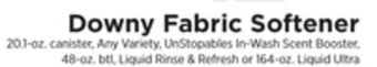 ShopRite Fabric softener offer