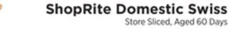 ShopRite Domestic swiss offer