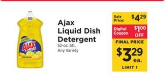 ShopRite Liquid dish detergent offer