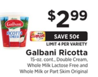 ShopRite Ricotta offer