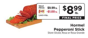 ShopRite Pepperoni stick offer