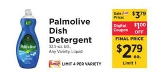 ShopRite Dish detergent offer