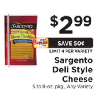 ShopRite Deli style cheese offer