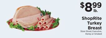 ShopRite Turkey breast offer