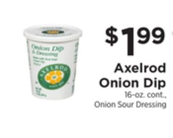 ShopRite Onion dip offer